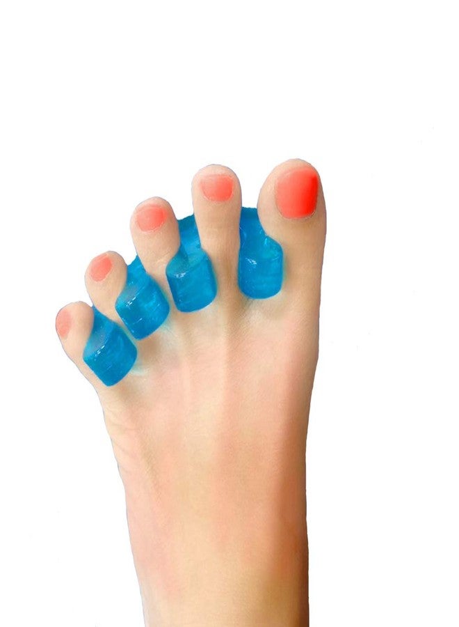 NGT new guide steps One Pair Yoga Toes Blue Toe Stretcher & Toe Separator Stop Foot Pain and Boost Athletic Performance (Blue) - Image 5